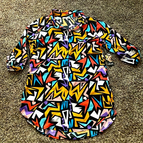 Hint of Blush Retro top - Picture 1 of 5